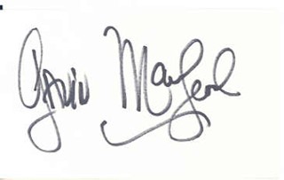 Gavin MacLeod autograph