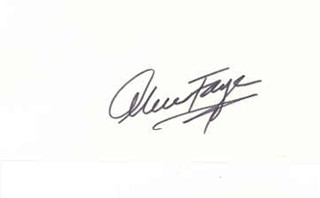 Alice Faye autograph