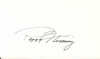 Peggy Fleming autograph