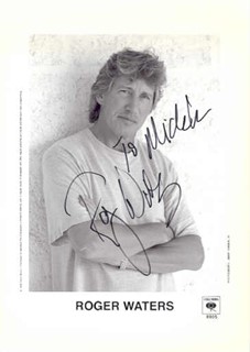 Roger Waters autograph