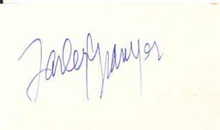 Farley Granger autograph