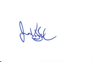 James Van Der Beek autograph