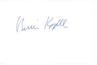 Bernie Kopell autograph