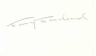 Nancy Marchand autograph