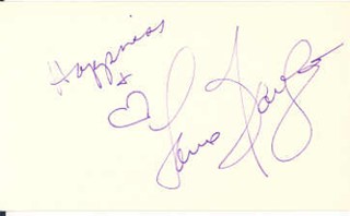Laura Branigan autograph