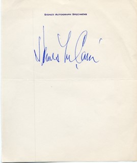 James M. Cain autograph