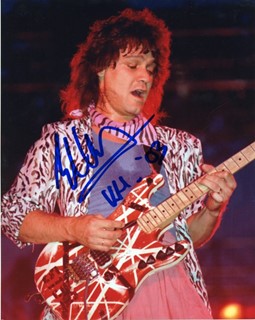 Eddie Van-Halen autograph