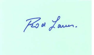 Rod Laver autograph