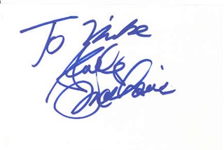 Shirley MacLaine autograph