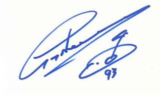 Greg Norman autograph