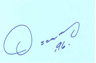 Oscar De La Hoya autograph