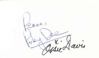 Ossie Davis & Ruby Dee autograph
