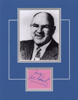 Hal Roach autograph