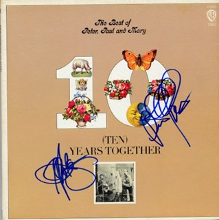 Peter, Paul and Mary autograph