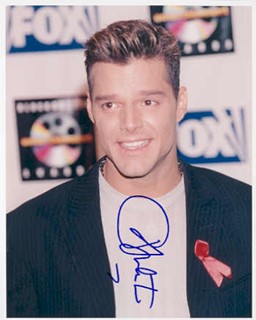 Ricky Martin autograph