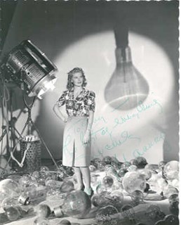 Irene Manning autograph