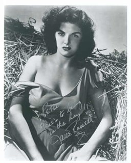 Jane Russell autograph