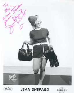 Jean Shephard autograph