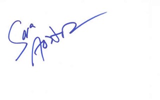 Sara Foster autograph
