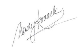 Nancy Kovack autograph