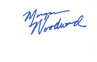 Morgan Woodward autograph