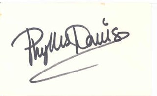 Phyllis Davis autograph