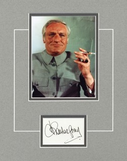Charles Gray as Blofeld autograph