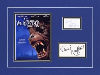 An American Werewolf In London autograph