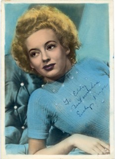 Evelyn Keyes autograph