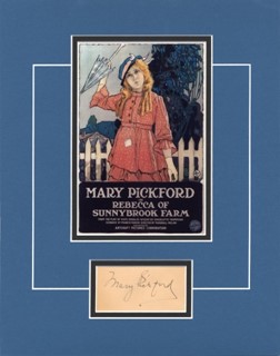 Mary Pickford autograph