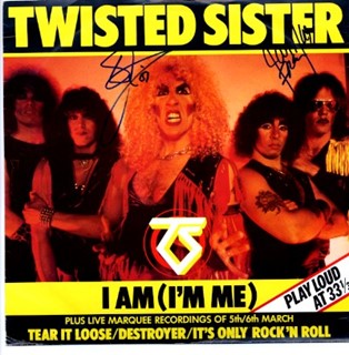 Twisted Sister autograph