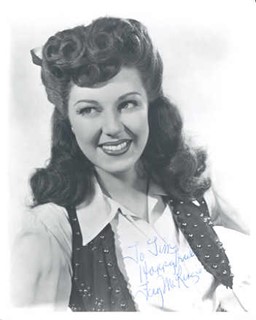 Fay McKenzie autograph