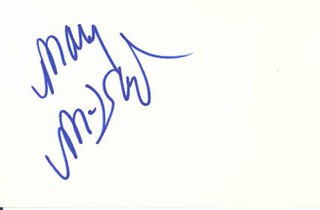 Mary McDonough autograph