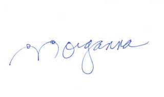 Morganna autograph