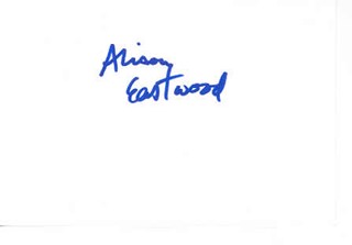 Alison Eastwood autograph