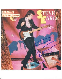 Steve Earle autograph