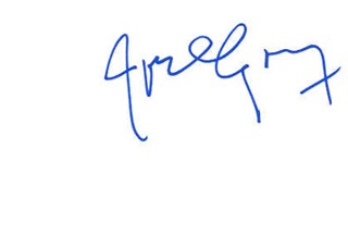 Joel Grey autograph