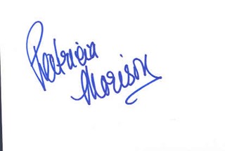 Patricia Morison autograph