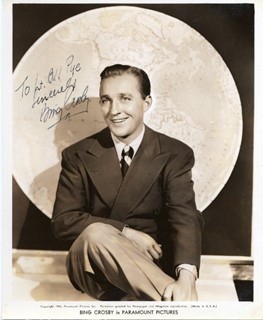 Bing Crosby autograph