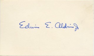 Edwin 'Buzz' Aldrin autograph