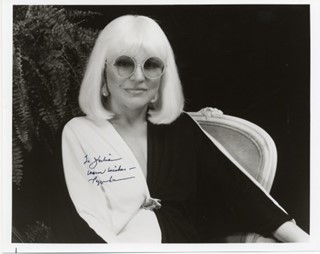 Peggy Lee autograph