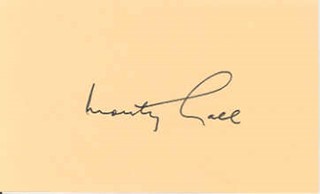 Monty Hall autograph