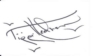 Tippi Hedren autograph