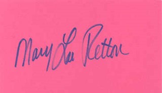 Mary Lou Retton autograph