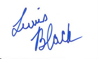 Lewis Black autograph