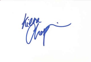 Kiera Chaplin autograph