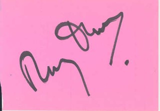 Ray Davies autograph