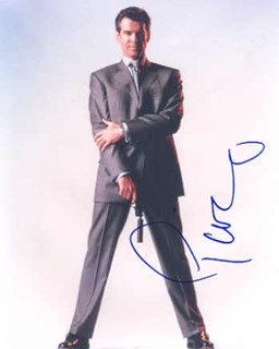 Pierce Brosnan autograph