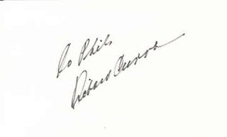 Richard Crenna autograph