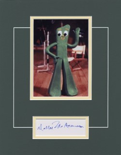 The Gumby Show autograph